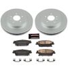 Power Stop 06-07 Cadillac CTS Rear Z17 Evolution Geomet Coated Brake Kit