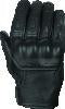 Speed and Strength Twist of Fate Leather Gloves Black - Large