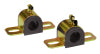 Prothane Universal 90 Deg Greasable Sway Bar Bushings - 25MM - Type B Bracket - Black
