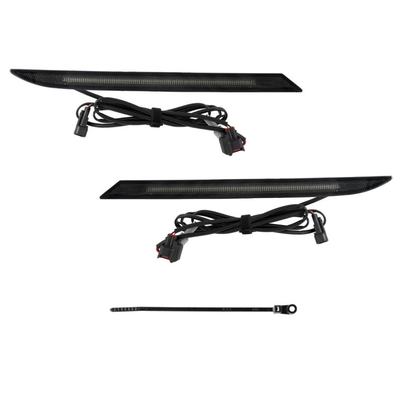 Form Lighting 2024+ Mustang LED Rear Reflector Smoked (Pair)