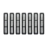 Rugged Ridge Billet Grille Inserts Black 97-06 Jeep Wrangler