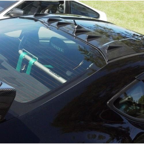 BLOX Racing 13-14 Scion/Subaru FR-S/BRZ Vortex Generator Fins for OEM Mast - ABS Black