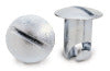 Moroso Quick Fastener - Oval Head - 7/16in x .500in - Steel - 10 Pack