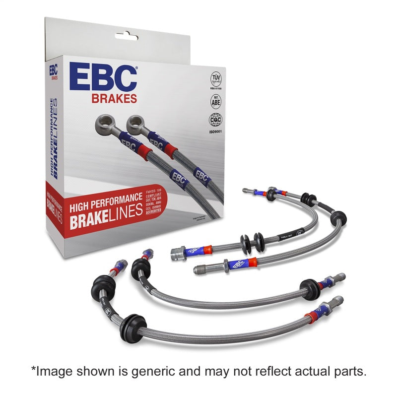 EBC 05-08 Audi A6 2.4L Stainless Steel Brake Line Kit