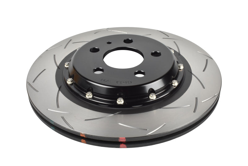 DBA 17-23 Tesla Model 3 Rear 5000 Series 2-Piece Slotted Rotor w/Black Hat