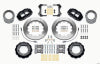 Wilwood Narrow Superlite 4R Front Hat Kit 14.00in 76-77 Ford Bronco Dana 44 w/Lines