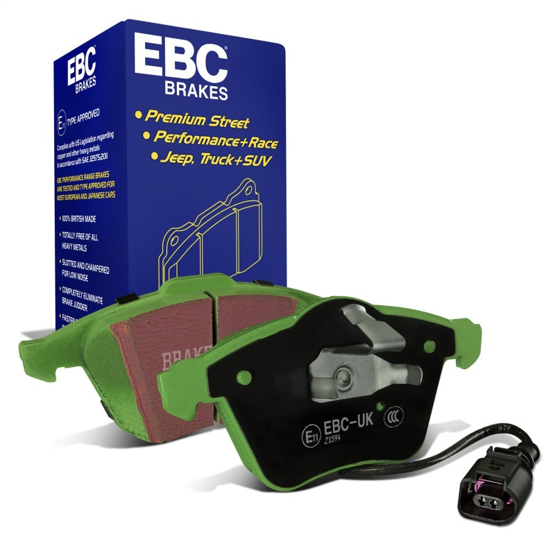 EBC 08-11 Volkswagen CC 3.6 Greenstuff Front Brake Pads