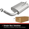 BRExhaust 19-25 Nissan Altima 2.5L Direct-Fit Replacement Rear Muffler Kit