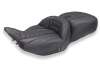 Mustang 23-26 Harley CVO Road Glide, Street Glide, Heated Deluxe ST 1pc 2Up Blk w/ D Cherry Thread