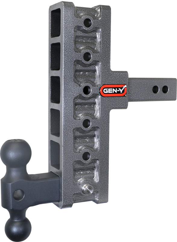 Gen-Y Mega Duty 2in Shank 7.5in Offset Drop 1.5K TW 10K Hitch w/GH-031 Dual-Ball