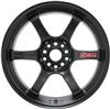 Gram Lights 57DR 17x9.0 +38 5x100 Semi Gloss Black Wheel