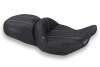 Mustang 23-26 Harley CVO Road Glide, Street Glide, Deluxe Diamond ST 1pc 2Up Blk w/ Blk Thread