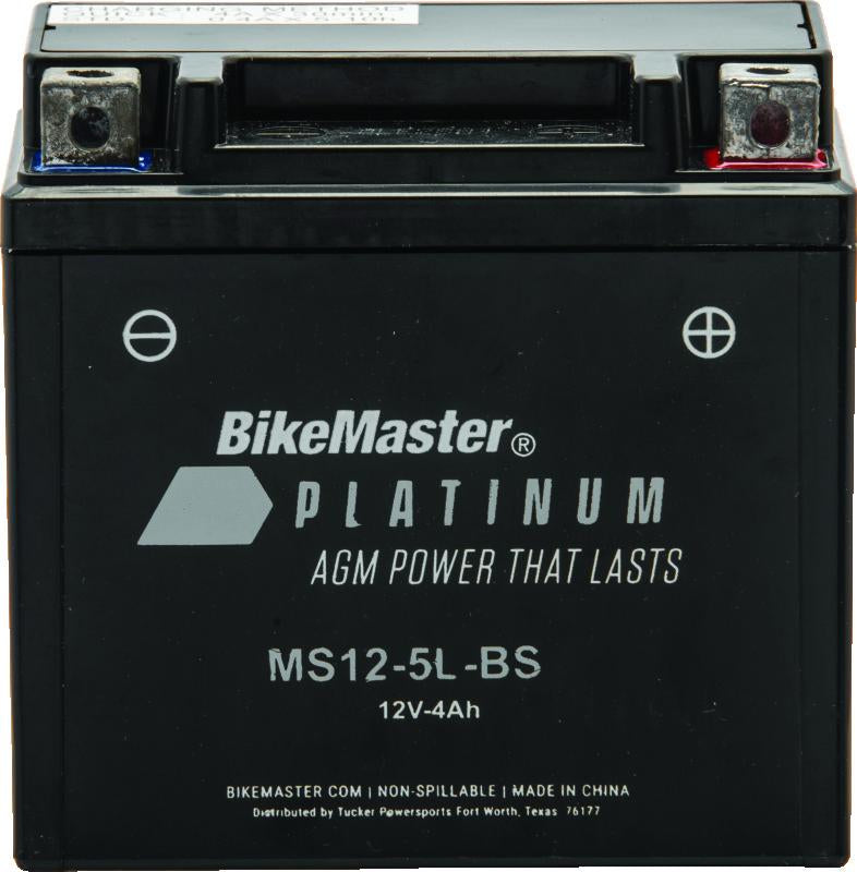 BikeMaster AGM Battery - MS12-5L-BS