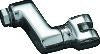 Kuryakyn Offset Peg Mount With 1/2in-13 Mount Bolts Chrome (Pair)