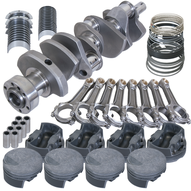 Eagle Chevy 454 1Pc 4.250in Crank 6.385in I-Beam Rod -3cc Flat Top 4.280in Pistons Rotating Assembly