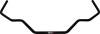 QA1 65-70 GM B-Body Rear Sway Bar - 1in