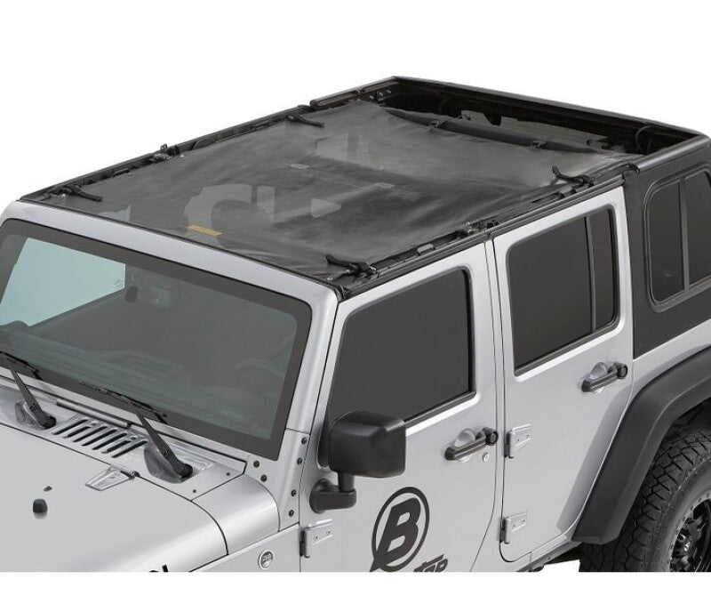 Bestop 07-18 Jeep Wrangler JK 4-Door Sun Safari Bikini (Mesh)