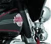 Kuryakyn Custom Teardrop Tie-Down Brackets 83-13 Touring Chrome