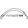Wilwood 16in OAL Flexline -3 Hose to M10 x 1.00 to -3 Female Outlet 90 DEG 1/8 NPT