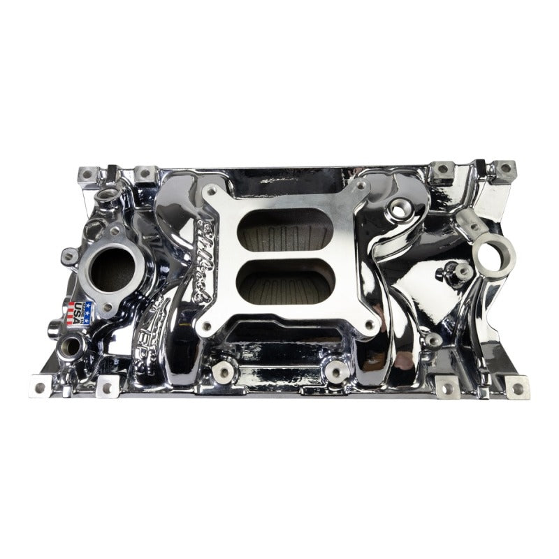 Edelbrock Chevy Vortec SB Performance EPS Manifold - Chrome Plasma Finish
