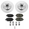 Power Stop 16-18 Fiat 500X Rear Z17 Evolution Geomet Coated Brake Kit