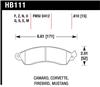 Hawk 94-04 Mustang Cobra / 88-95 Corvette 5.7L / 88-92 Camaro w/ Hvy Duty Brakes Front DTC-70 Pads