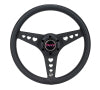 NRG All Aluminum Steering Wheel 330mm - Heart Cut Out- Ergonomic Grip- Anadized Black