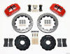 Wilwood FSLI4 Front Hat Kit 13.00in Drilled Red Nissan 240SX