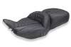 Mustang 23-26 Harley CVO Road Glide, Street Glide, Heated Deluxe ST 1pc 2Up Blk w/ M Org Thread