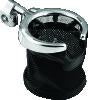 Kuryakyn Drink Holder with Mesh Basket 1-1/4 inch Clamp Chrome
