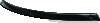 Kuryakyn Smooth Windshield Trim 96-13 Touring Gloss Black
