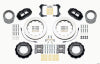 Wilwood Narrow Superlite 4R Front Hat Kit 12.88in 76-77 Ford Bronco Dana 44 w/Lines
