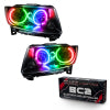Oracle 11-13 Jeep Grand Cherokee SMD HL (Non-HID)-Chrome - ColorSHIFT w/ BC1 Controller