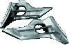 Kuryakyn Louvered Battery Box Covers 12-17 Honda GL1800 Chrome