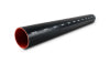 Vibrant 4 Ply Reinforced Silicone Straight Hose Coupling - 4in I.D. x 36in long (BLACK)