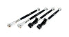 Torque Solution 04-07 Subaru Impreza WRX STI Rear Lateral Link Camber / Toe Arms - Black (Set of 4)