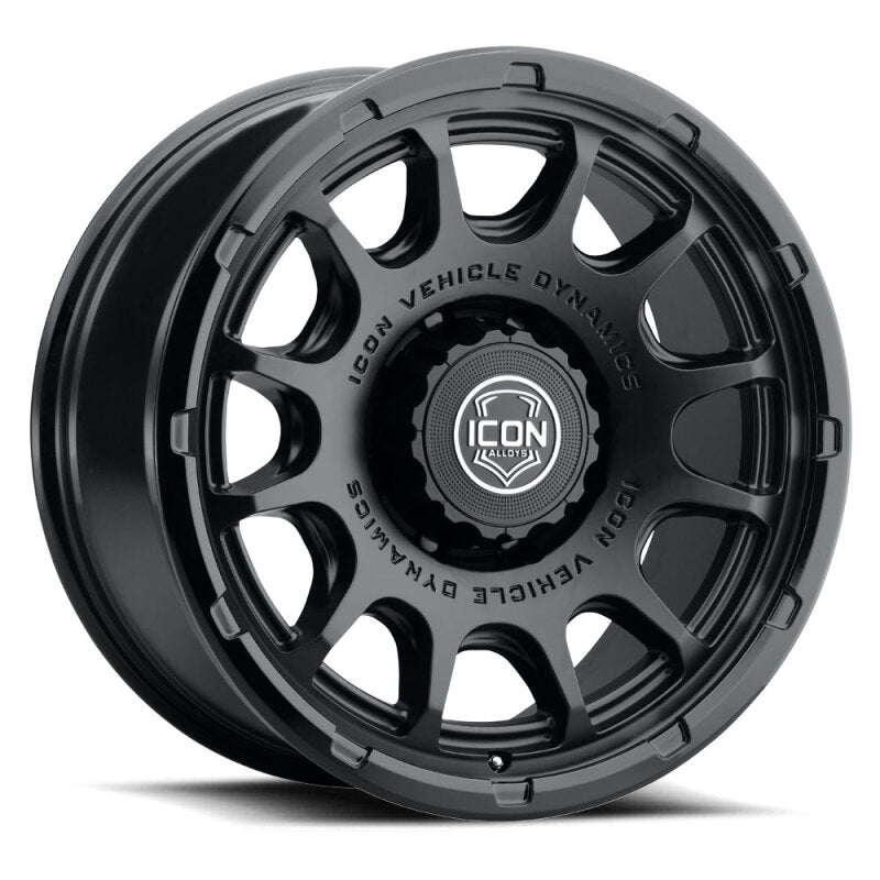 ICON Alloys Rancho 20x9 / 8x180 / 12mm / 5.5in BS DBL Black Wheel