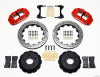 Wilwood Narrow Superlite 4R Rear Kit 12.88in Drilled Red 65-82 Corvette C2/C3