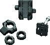 Kuryakyn Tech-Connect Bar Mount for 7/8 to 1-1/4 inch Bars 1-5/8 to 3-5/8 inches Wide