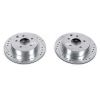 Power Stop 93-97 Infiniti J30 Rear Evolution Drilled & Slotted Rotors - Pair