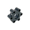 Torque Solution 01-04 Chevrolet Corvette C5 (78mm) w/ 12mm Bolts Billet Driveshaft Flex Disc - Black