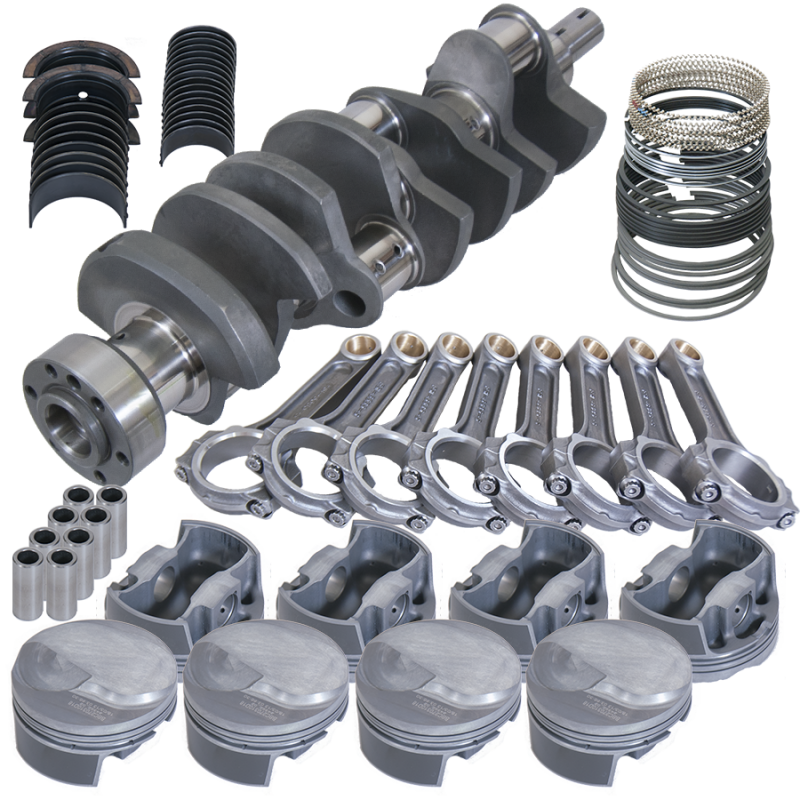 Eagle Chevy 454 1Pc 4.250in Crank 6.385in I-Beam Rods 18cc Dome 4.320in Pistons Rotating Assembly