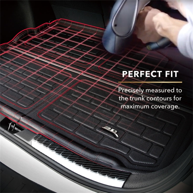 3D MAXpider 21-24 Jeep Wrangler Unlimited 4Xe (Jl) W/ Optional Sub Kagu Black Foldable Cargo