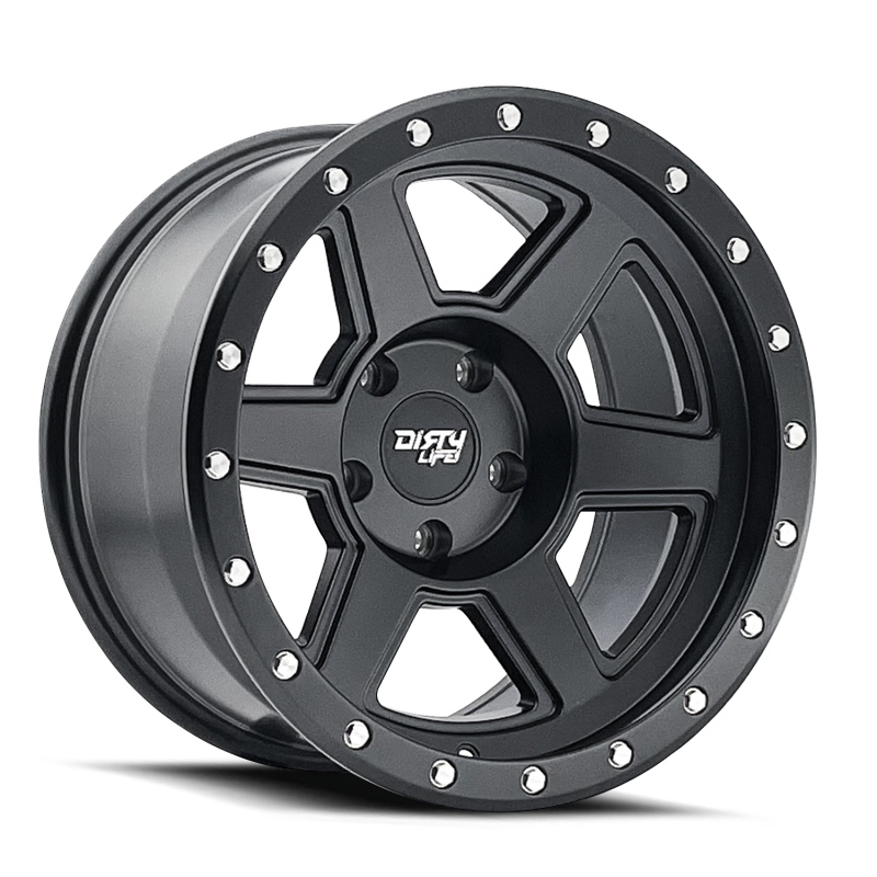 Dirty Life Compound 9315 20x9 / 6x139.7 BP / -12mm Offset / 106mm Hub Matte Black Wheel