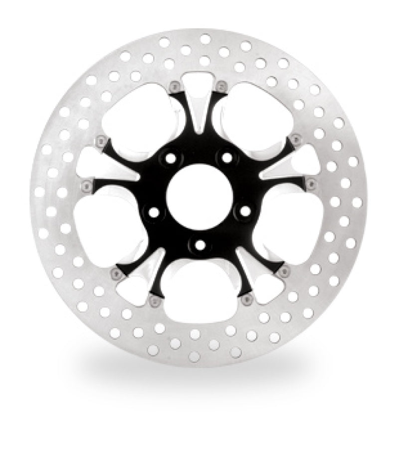 Performance Machine Disc/Carr 11.5 Gatlin Front - Black Ano