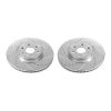 Power Stop 10-16 Cadillac SRX Front Evolution Drilled & Slotted Rotors - Pair