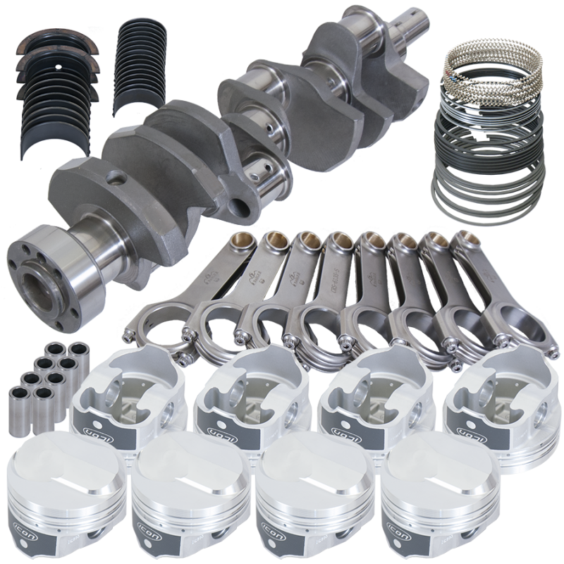 Eagle Chevy 454 1Pc 4.000in Crank 6.135in H-Beam 38cc Dome 4.310in Pistons Rotating Assembly