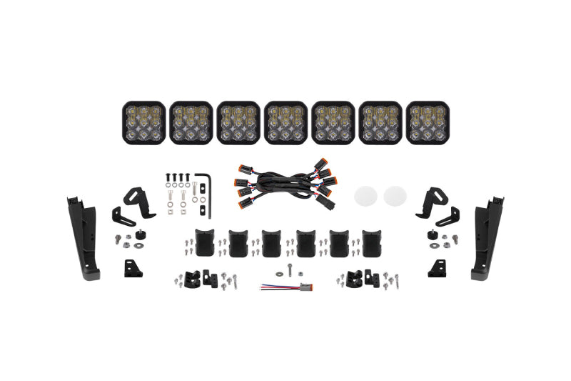 Diode Dynamics Kuat DEK 47in Wide Upgrade Kit 7-Pod SS5 Sport - White Driving