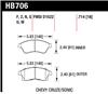 Hawk 11-12 Chevy Cruze Eco/LS/1LT/2LT/LTZ / 12 Sonic LS/LT/LTZ HP Plus Front Street Brake Pads
