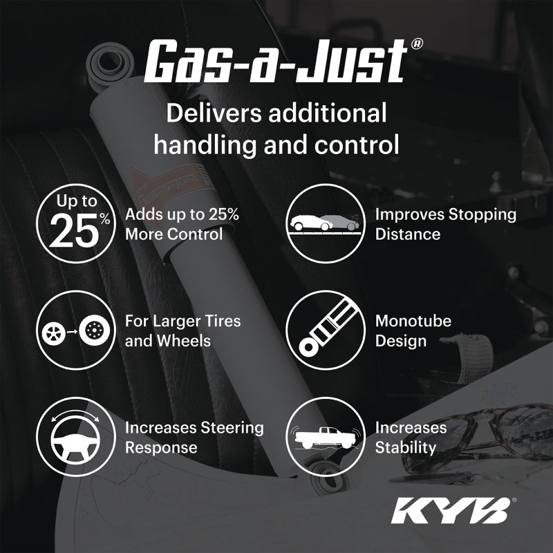 KYB Shocks & Struts Gas-a-just Front Left 08-14 Subaru Impreza WRX STI